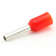 Adereindhuls Rood geïsoleerd 1,0mm²